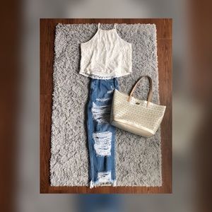 Spaghetti Strap Lace Top